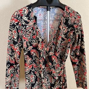 Jude Connally Popover Wrsp Look Dress